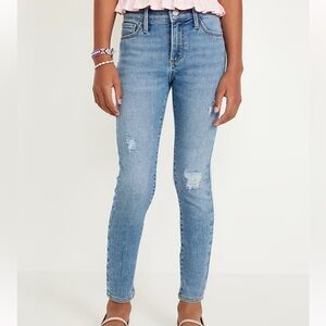 Old Navy high waisted rockstar distressed stretch jeans